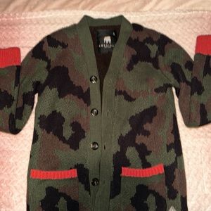 American Stitch camo wool jacket Womens size small